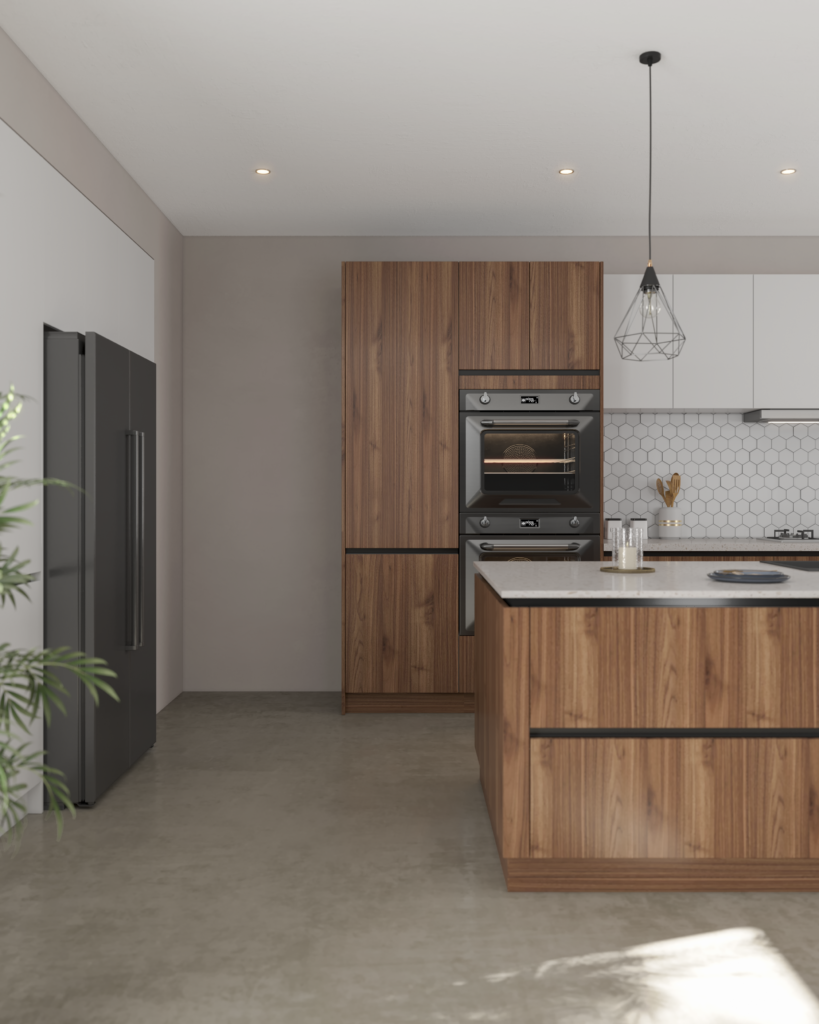 C-Series Glossy White Kitchen