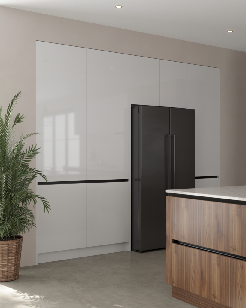 C-Series Glossy White Kitchen