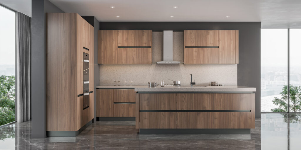 C-Series Walnut Kitchen