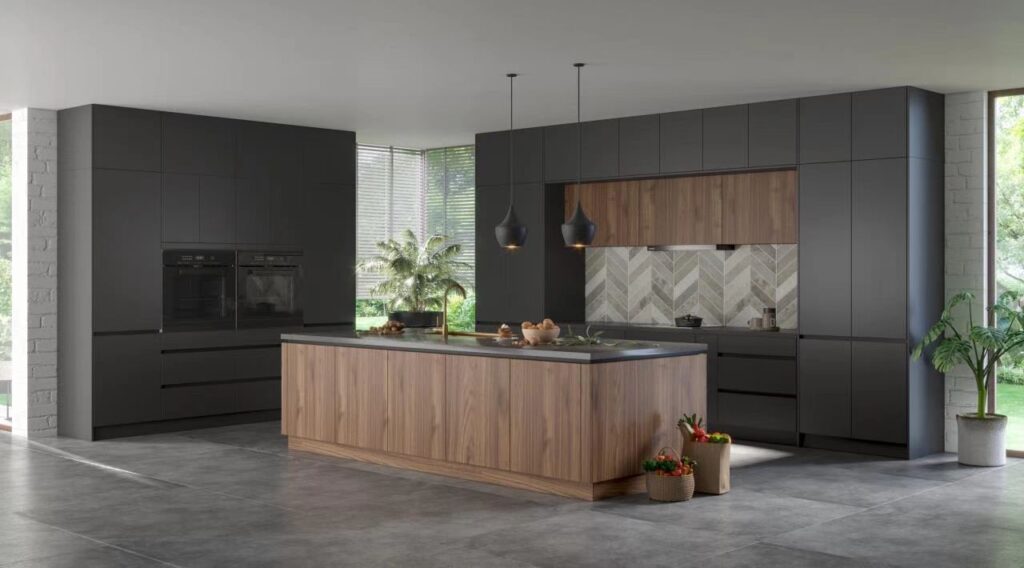 C-Series Walnut Kitchen