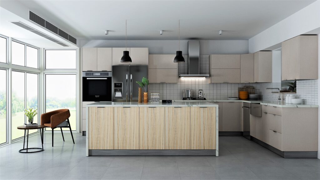 Fabric Grey Kitchen