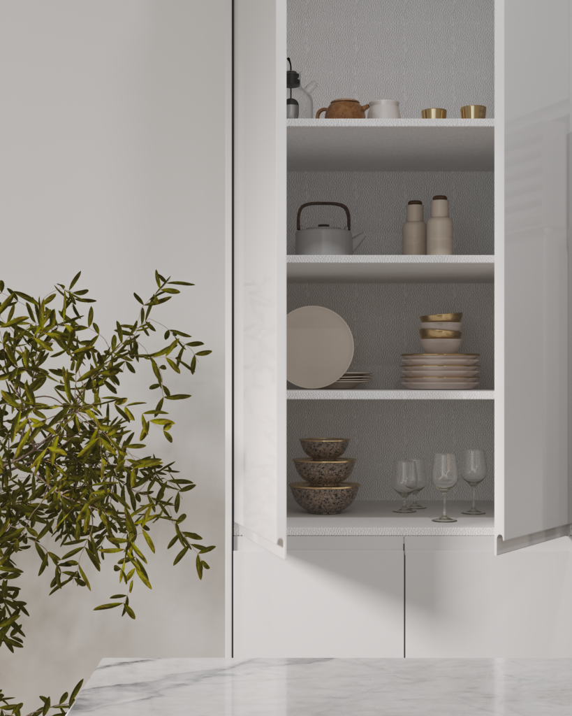 Lacquer White Kitchen