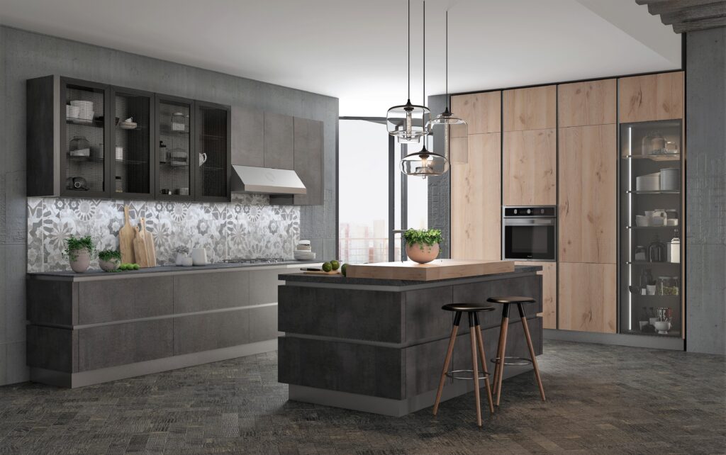 Rustic Grey Kitchen