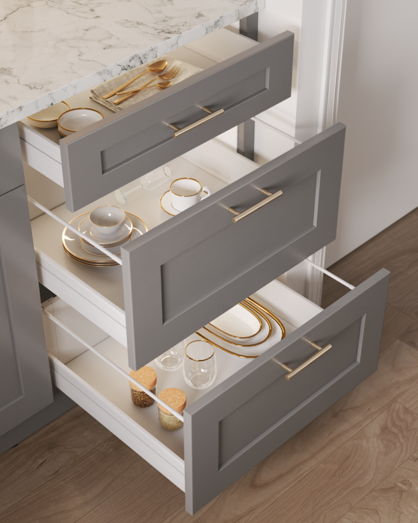 Gray Shaker -GSK kitchen